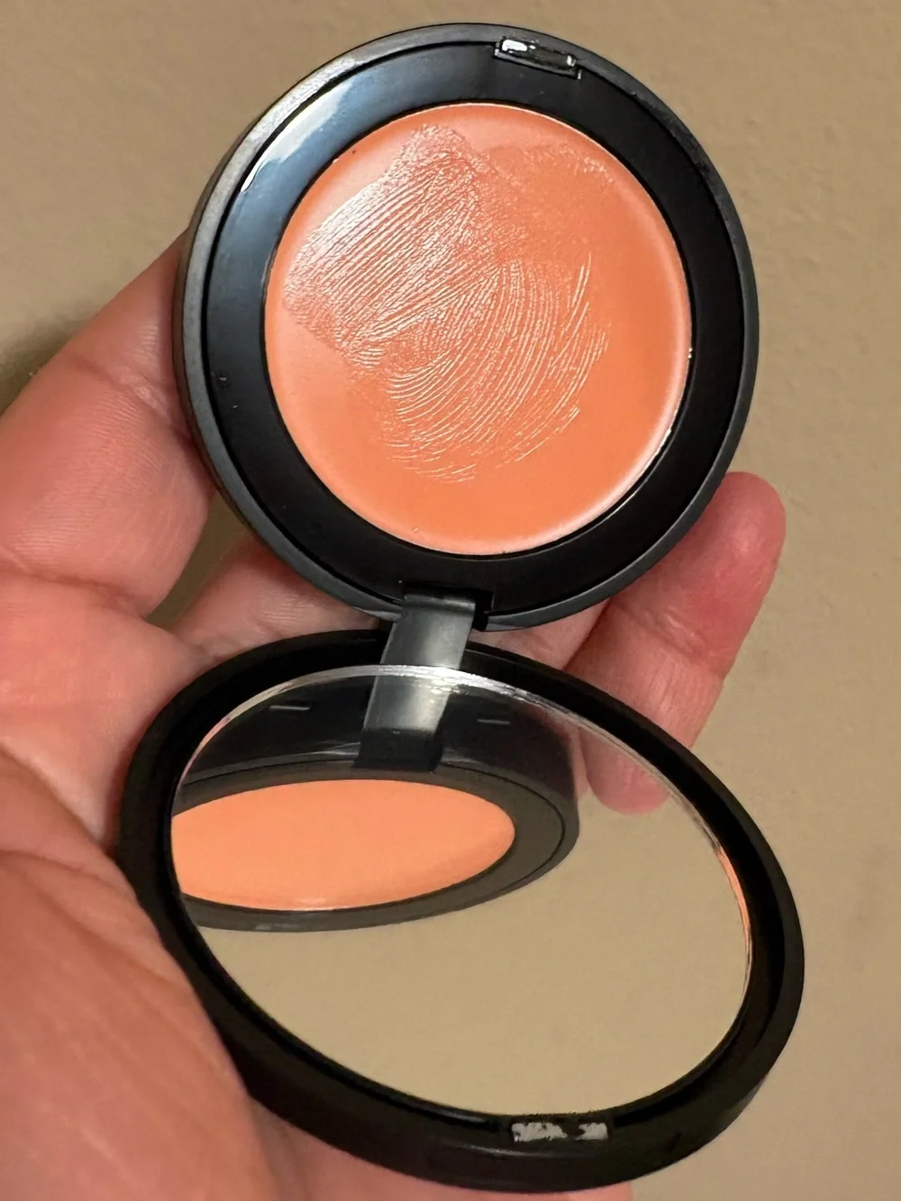 Melt Cosmetics—Cream Blushlight —cali dream Peachy Like New I Just Swatch.